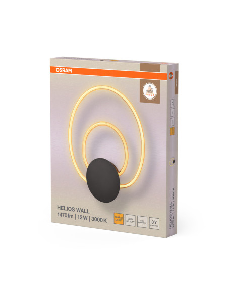 KINKIET DECOR HELIOS WALL 12W 830 CLICK SEL 