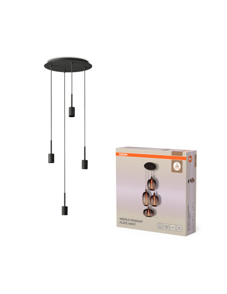 LAMPA WISZĄCA DECOR NEEDLE PEND PL 4XE27 DG 