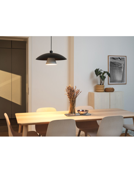 LAMPA WISZĄCA DECOR FLYING MUSHROOM PEND E27 BK 