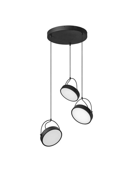 LAMPA WISZĄCA DECOR PUCK 3XPENDANT PL 30W 930 BK 