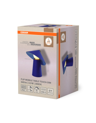 LAMPA STOŁOWA/BIURKOWA DECOR FLIP MOBILE TABLE3.5WTOUCHDIM 