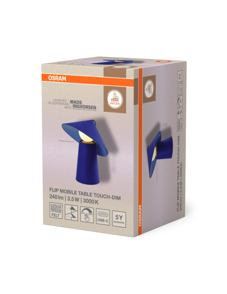 LAMPA STOŁOWA/BIURKOWA DECOR FLIP MOBILE TABLE3.5WTOUCHDIM 