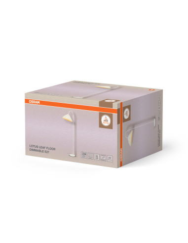 LAMPA PODŁOGOWA DECOR LOTUS LEAF FLOOR DIM E27 WT 