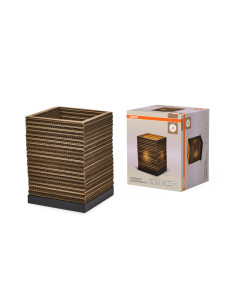 LAMPA STOŁOWA/BIURKOWA DECOR CARDBOARD SQUARE TABLE E27 