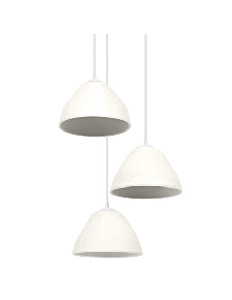 LAMPA WISZĄCA DECOR CAMEL BELL PENDANT 3XE14 WT 