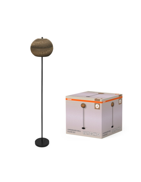 LAMPA PODŁOGOWA DECOR CARDBOARD BALL FLOOR E27 