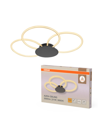 LAMPA NATYNKOWA DECOR AURA CEILING 24W830 CLICK DIM 