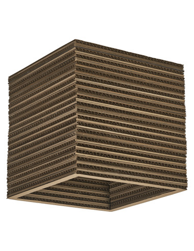 LAMPA NATYNKOWA DECOR CARDBOARD SQUARE CEILING E27 
