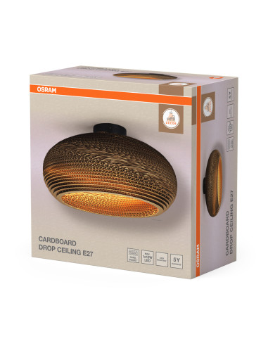 LAMPA NATYNKOWA DECOR CARDBOARD DROP CEILING E27 