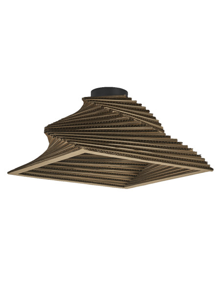 LAMPA NATYNKOWA DECOR CARDBOARD SQUARE CLG TURN E27 