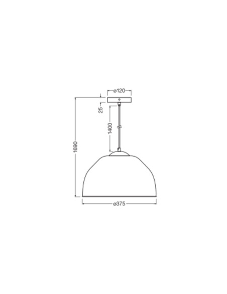 LAMPA WISZĄCA DECOR CAMEL BELL PENDANT E27 WT 