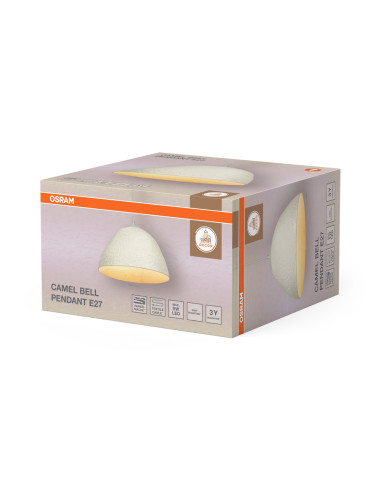 LAMPA WISZĄCA DECOR CAMEL BELL PENDANT E27 WT 