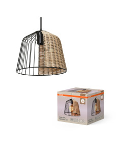 LAMPA WISZĄCA DECOR CAGE BELL PENDANT E27 BK 