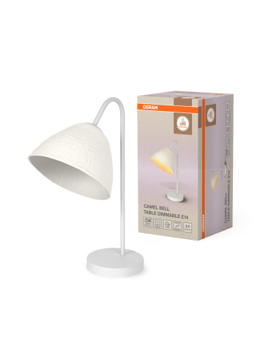 LAMPA STOŁOWA/BIURKOWA DECOR CAMEL BELL TABLE DIM E14 WT 
