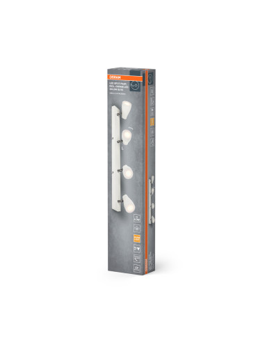 LAMPA NATYNKOWA LED SPOT PEAR 600MM4X4.3W827 GU10WT 