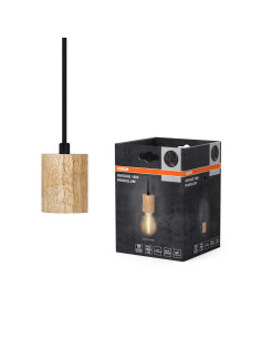 LAMPA WISZĄCA VintagE 1906® PEnduLum CYLINDER WOOD E27 Wood 