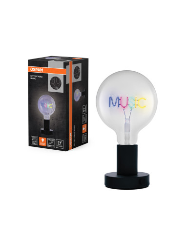 LAMPA STOŁOWA 1906 LETTER TABLE MUSIC 1.2W E27   