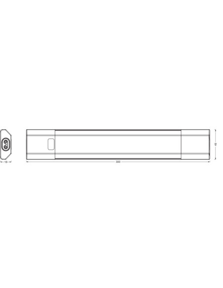 OPRAWA PODSZAFKOWA LinEar EdgE 30cm RGBW DIM RC WhitE 