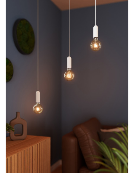 LAMPA WISZĄCA VintagE 1906® PEnduLum ROUND E27 WhitE 