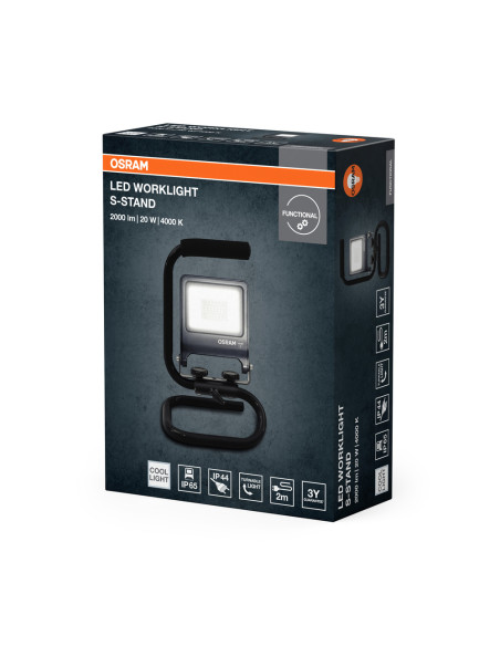 NAŚWIETLACZ LED PRZENOŚNY LED WORKLIGHT 20W 840 S-STAND 