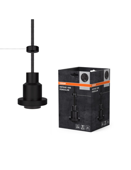 LAMPA WISZĄCA VintagE 1906® PEnduLum Black 