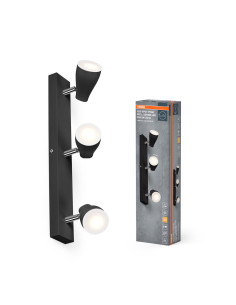 LAMPA NATYNKOWA LED SPOT PEAR 430MM3X4.3W827 GU10BK 