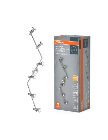 LAMPA NATYNKOWA LED SPOT 6X2,6W 230V GU10          