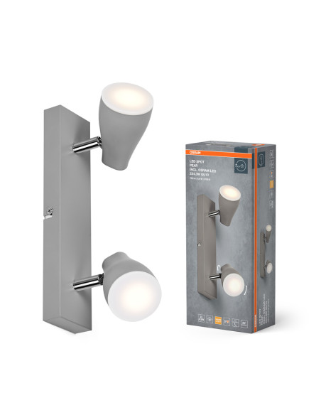 LAMPA NATYNKOWA LED SPOT PEAR 260MM2X4.3W827 GU10GR 