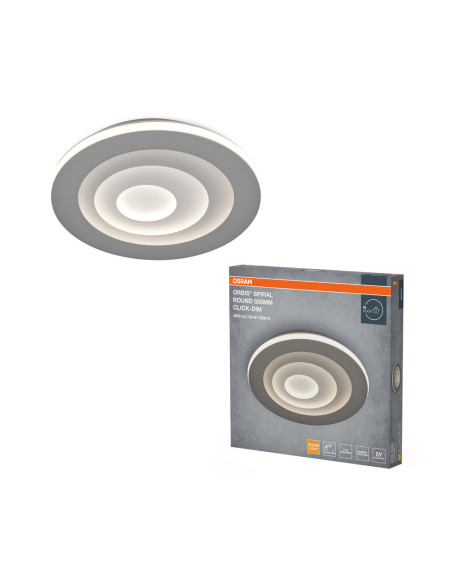 PLAFON ORBIS SPIRAL RD 505 42W 830CLDIM GR 