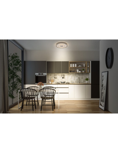 PLAFON ORBIS CRISTALLY 430MM 50W CCT WT   