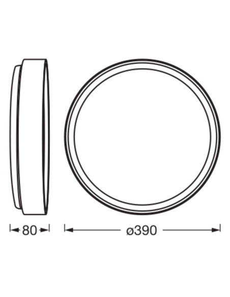 PLAFON ORBIS LARIOS 390 24W 830CLICKD WDWT 