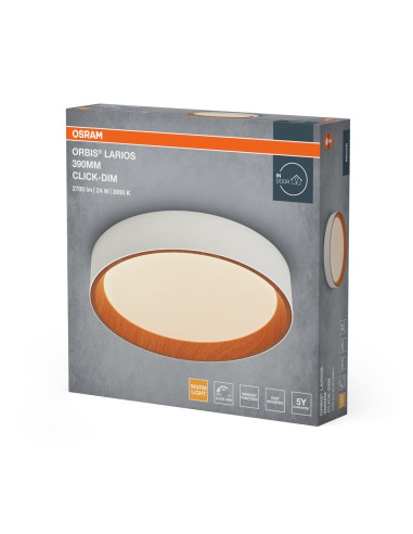 PLAFON ORBIS LARIOS 390 24W 830CLICKD WDWT 