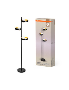 LAMPA PODŁOGOWA DECOR MEMPHIS FLOOR BK GD 3XG9 