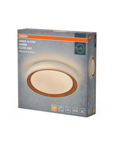 PLAFON ORBIS GLORIE 400MM 24W 830CLICKD WD 