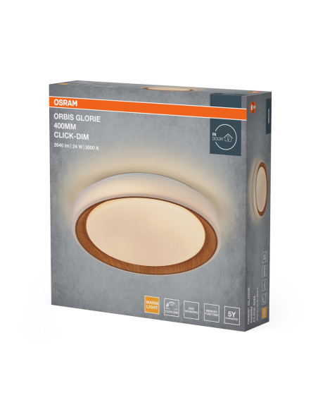 PLAFON ORBIS GLORIE 400MM 24W 830CLICKD WD 