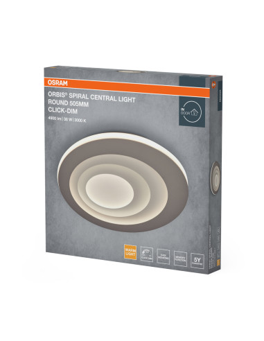 PLAFON ORBIS SPIRAL RDCL505 42W830CLDIM GR 