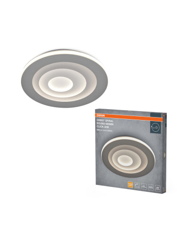 PLAFON ORBIS SPIRAL RD 685 63W830 CLDIM GR 