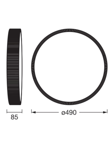 PLAFON ORBIS MATTEO 490 36W 830CLICKD OR 