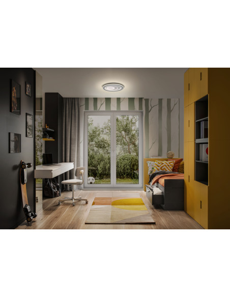 PLAFON ORBIS SPIRAL OV 360 27W830 CLDIM GR 