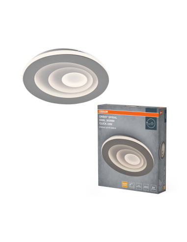 PLAFON ORBIS SPIRAL OV 360 27W830 CLDIM GR 