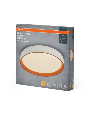 PLAFON ORBIS LARIOS 490 36W 830CLICKD WDWT 