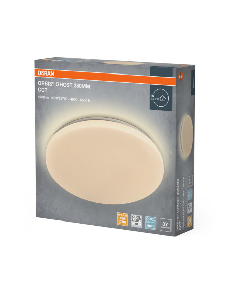 PLAFON ORBIS GHOST 380MM 40W CCT WT       