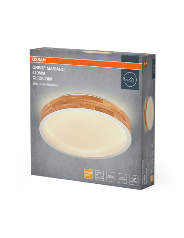 PLAFON ORBIS MARIANO 410 24W830CLICKD WDWT 