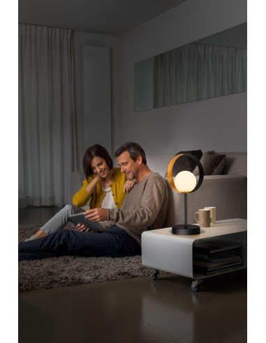 LAMPA STOŁOWA/BIURKOWA DECOR MEMPHIS TABLE BK GD G9 