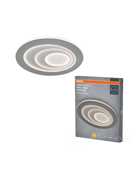 PLAFON ORBIS SPIRAL OV 720 63W830 CLDIM GR 