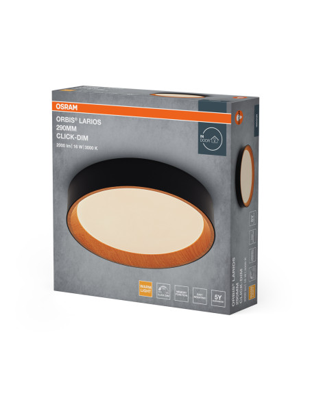 PLAFON ORBIS LARIOS 290 16W 830CLICKD WDBK 