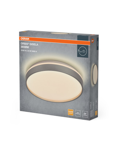 PLAFON ORBIS GISELA 385MM 24W 830 SI 