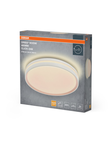 PLAFON ORBIS NOEMI 480MM 36W 830CLICKD WT 