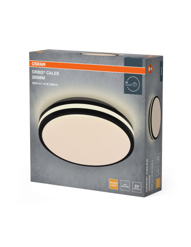 PLAFON ORBIS CALEB 295MM 16W 830 BK 