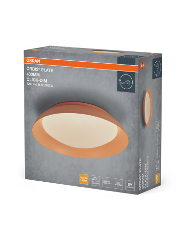 PLAFON ORBIS PLATE 430 35W830CLICKDIM RO 